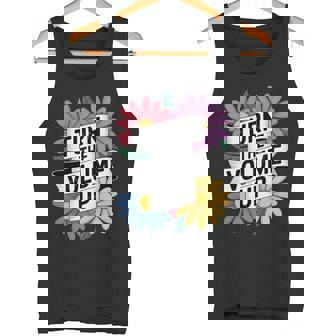 Turn The Volume Up For Music Lovers With Floral Vibe Tank Top | Mazezy