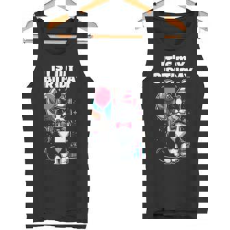 Tuxedo Cat It's My Birthday Tuxedo Cat Lover Bday Party Tank Top | Mazezy