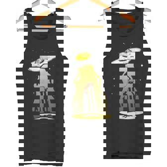 Ufo 卵 ベーコン アブダクション 面白い 宇宙人 朝ごはん 銀河系 食品 タンクトップ - Kawaiitshirt