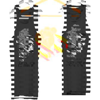 Uganda Power Vintage Ugandan Flag Handfist Ugandan Roots Tank Top Tank Top | Mazezy