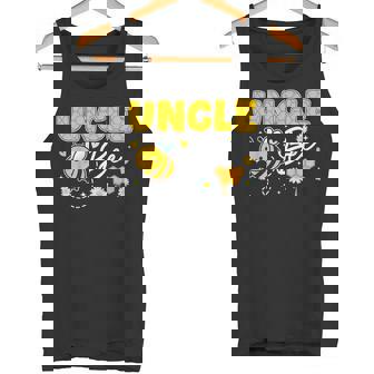 Uncle Bee Cute Beekeeping Birthday Party Matching Family Tank Top | Mazezy