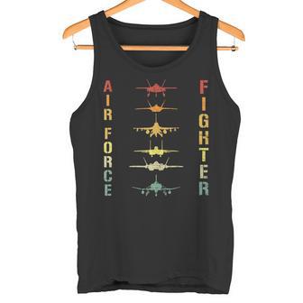 US Air Force Fighter F-4 F-111 F-15 F-16 F-22 F-35 Vintage Tank Top Tank Top | Mazezy