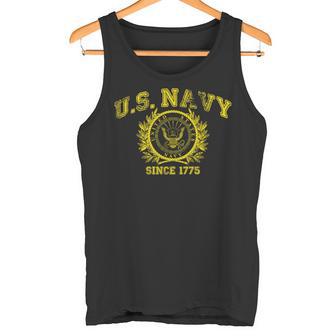 US NAVY SINCE 1775 Tank Top | Mazezy