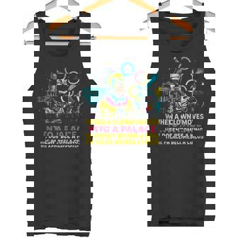 US Political President Clown Circus Satire Government Joke Tank Top Tank Top | Mazezy