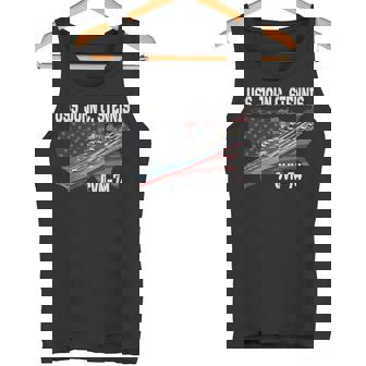 USS John C Stennis CVN-74 Aircraft Carrier Veterans Day Tank Top | Mazezy