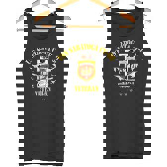 USS Saratoga CV-60 Aircraft Carrier Veteran Patriotic Tank Top | Mazezy