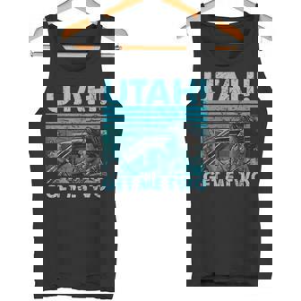 Utah Get Me Two Vintage Quote Graphic Tank Top | Mazezy