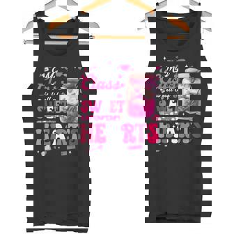 Valentine Day Shirt My Class Is Full Of Sweethearts Teacher Tank Top | Mazezy