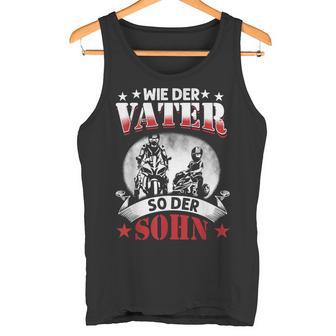 Vater Undohn Partnerlook Weihnachten Dad Geschenk Motorrad Tank Top - Geschenkecke