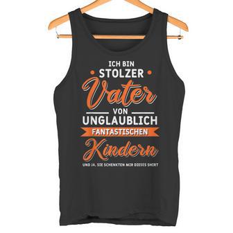 Vatertag Herren Geschenk Papa Und Kinder Tank Top - Geschenkecke