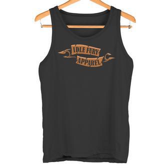 Ver Impresión Trasera Idle Fury Tradicional Tatuaje Barco Camiseta sin mangas - Regaloses