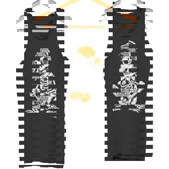 Video Gamer Classic T-Rex Skeleton Tank Top | Mazezy
