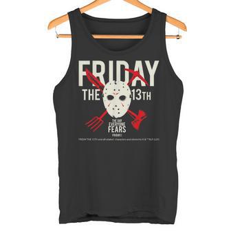 Viernes 13 El Día Que Todos Temen Camiseta sin mangas - Regaloses