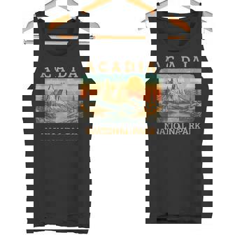 Vintage Acadia National Park Tee Tank Top Tank Top | Mazezy