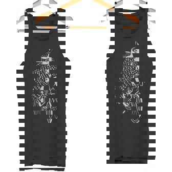 Vintage Armadillo Riding Bike Bicycle Cycling On A Bicycle Tank Top Tank Top | Mazezy