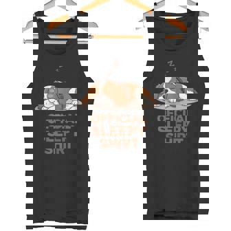 Vintage Australian Shepherd Sleepy Pet Saying Dog Lovers Men Tank Top | Mazezy