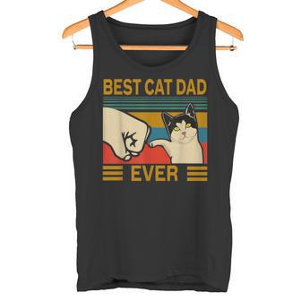 Vintage Best Cat Dad Ever Bump Fit For Best Cat Dad Tank Top - Geschenkecke