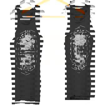 Vintage Calcasieu Lake Louisiana Outdoors Vacation Tank Top Tank Top | Mazezy