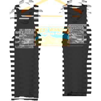 Vintage Emerald Lake Rocky Mountain National Park Colorado Tank Top | Mazezy