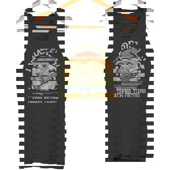 Vintage I'm Addicted To Teaching Or Tutoring Tank Top | Mazezy