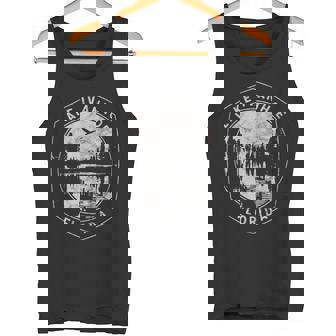 Vintage Lake Ivanhoe Florida Outdoors Vacation Tank Top Tank Top | Mazezy