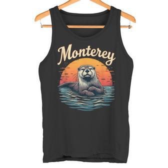 Vintage Sea Otter Monterey California 90s Aquarium Ocean Tank Top | Mazezy