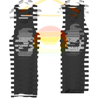 Vintage Sunset Millipede Tank Top | Mazezy