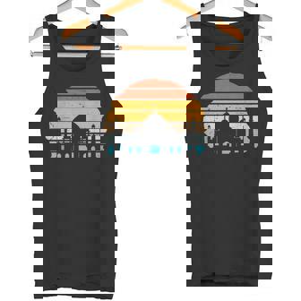 Vintage Sunset s Taj Mahal Tank Top | Mazezy