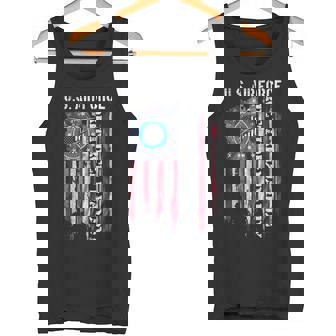 Vintage USA American Flag US Air Force Proud Retired Daddy Tank Top Tank Top | Mazezy