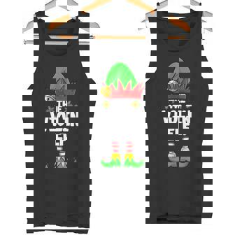 Violin Elf Family Matching Group Christmas Music Xmas Ugly Tank Top | Mazezy