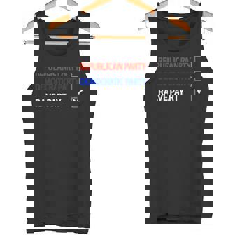 I Vote Rave Party House Music Tank Top | Mazezy