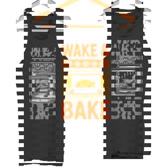 Wake And Bake Turkey Thanksgiving Fall Tank Top Tank Top | Mazezy