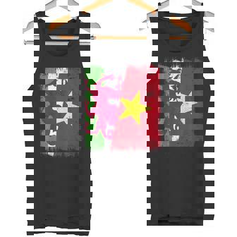 Wales Vietnam Half Flag Welsh Vietnamese History Tank Top | Mazezy