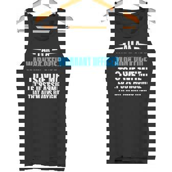 WARRANT OFFICER i Am Always Right Funny Tank Top | Mazezy