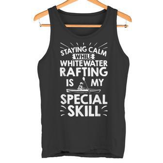 Water Kayaker White Water Paddler White Water Rafting Tank Top | Mazezy