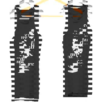 We're All Mad Here 不思議の国のアリスtシャツデザイン タンクトップ - Kawaiitshirt