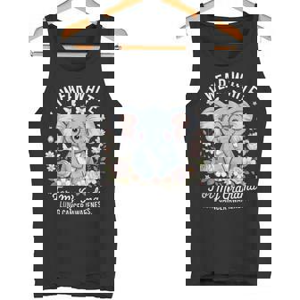 I Wear For My Grandma Awareness Elephant Shirt Tank Top Tank Top | Mazezy