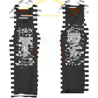 I Wear For My Grandma Lung Cancer Awareness Elephant Tank Top | Mazezy