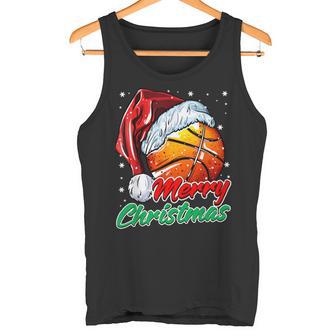 Weihnachten Basketball Geschenk Tank Top - Seseable