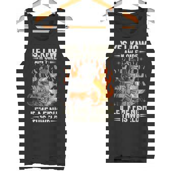 Welder Welding Yes I Know I Am On Fire Tank Top | Mazezy