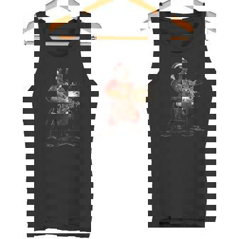 Welding Santa Christmas Graphic Welder Tank Top | Mazezy