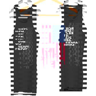 Whiskey Guns Freedom Wild Rooted Faith Family Nature Tank Top | Mazezy