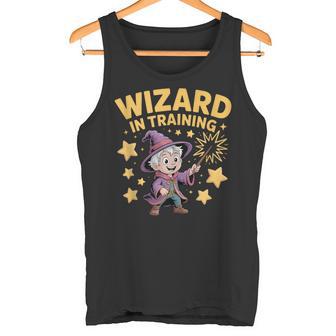 Wizard In Training Cute Apprentice Magic Illustration Tank Top Tank Top | Mazezy
