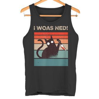 I Woas Ned Katzen Mitchwarzer Katze Tank Top - Geschenkecke