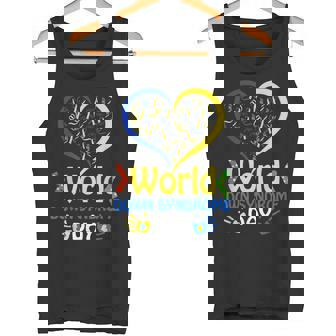 World Downyndrome Day Upport And Awareness 321 タンクトップ - Kawaiitshirt