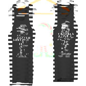Xmas Handyman Elf Matching Family Group Christmas Elf Tank Top | Mazezy