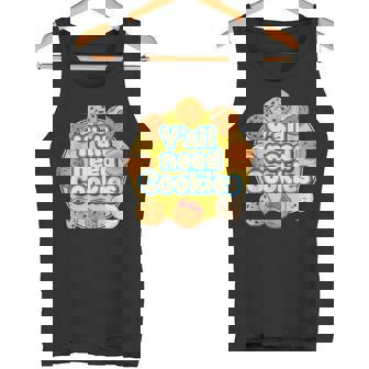 Y'All Need Cookies Baking Quote Tank Top | Mazezy