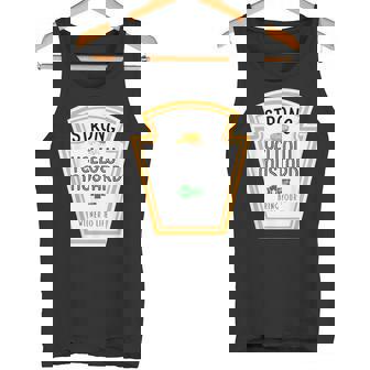 Yellow Mustard Group Condiment Family Matching Halloween Tank Top | Mazezy