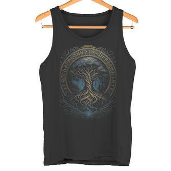 Yggdrasil Baum Des Lebens Runen Mythologie Walhalla Wikinger Tank Top - Geschenkecke