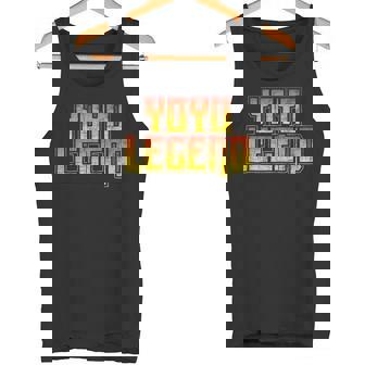 Yo-Yo Legend Retro Vintage Toys Yoyo King Master Tricks Tank Top | Mazezy